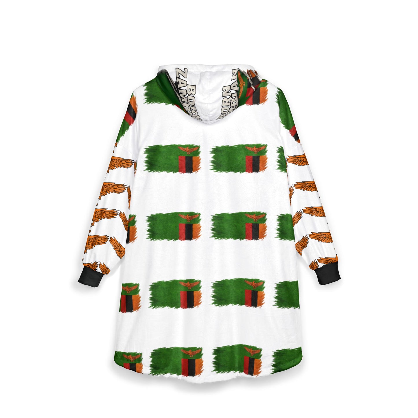 ZED KuChalo Vibrant Unisex Hooded Blanket - Cozy Wear for Festivals, Casual Days, and Unique Gifts, Perfect for Any Occasion