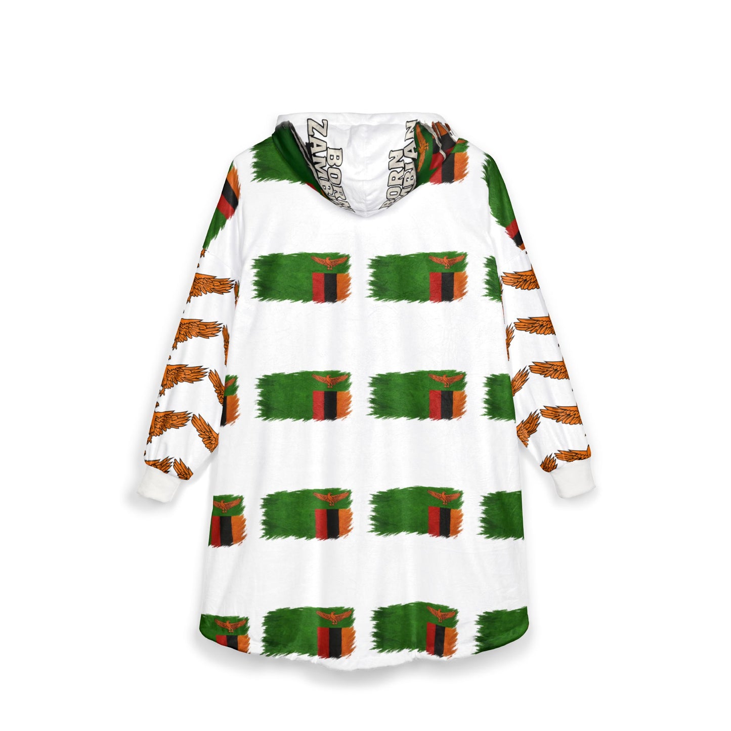 ZED KuChalo Vibrant Unisex Hooded Blanket - Cozy Wear for Festivals, Casual Days, and Unique Gifts, Perfect for Any Occasion