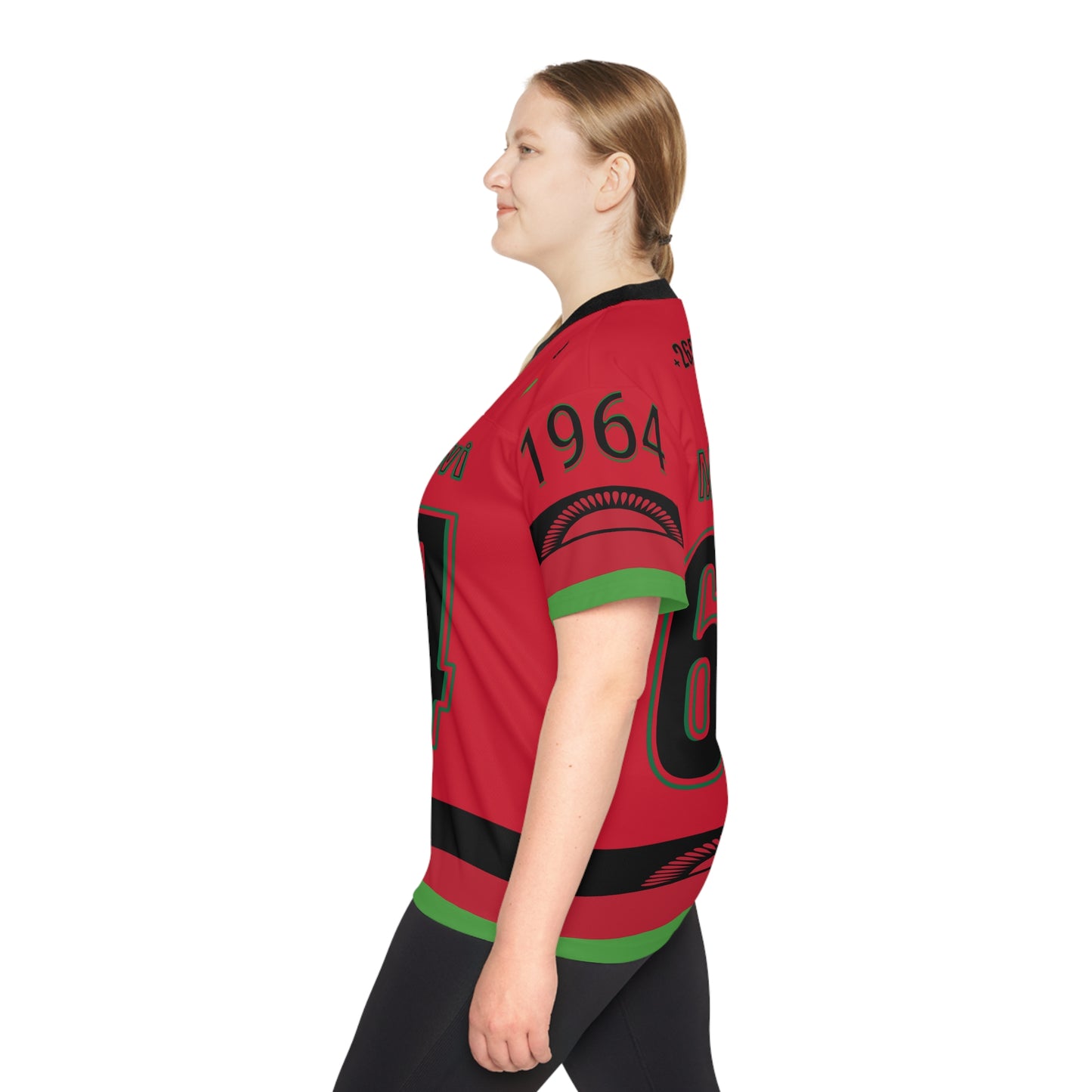 Red Malawi Unisex American Football Jersey - AOP, Sportswear, Team Spirit, Game Day Outfit, Unique Gift for NFL Fans
